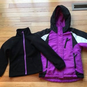 Children’s Place 3 in 1 winter coat girls size 5-6